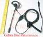 1X CBJXAEJ Ear Headset one pin mic for Cobra PR240