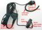 1X ICOMEGPTY Transducer Ear mic bone Earbone for ICOM series radio