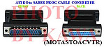 5x MOTASTOACVTR Astro Saber to Saber Prog Cable Converter for Motorola