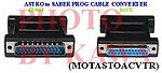 20x MOTASTOACVTR Astro Saber to Saber Prog Cable Converter for Motorola