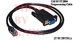 5X YSU28CBL Programming cable for Yaesu FT-2800 FT-1802,1500 CT-29F