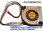 5x FANTSR200CPU FAN for TOSHIBA Portege R200 R205 Tecra M4 Series