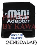 5x MINISDADAP Mini SD to SD Memory Card Adapter Converter