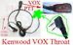 1X SVKWTVOX VOX Throat Mic for Kenwood TK TH Two-way Radios Radio