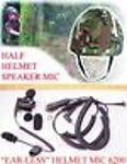 1X 53727H5HM Half Helmet Headset Mic for Motorola T6200