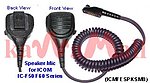 5X ICMFESPKSMB Heavy Duty Speaker Mic for ICOM IC-F50/60 IC-M87