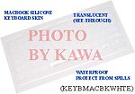 5x KEYBMACBKTRANSLCNT Keyboard Silicone Skin Cover 13