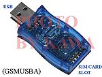 1X GSMUSBA USB SIM Card Reader/Writer Edit Backup SMS Phone Book