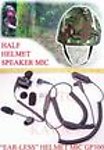 5X MEBMIHMTEL Half Helmet Headset Mic for Motorola GP300 HT1250 XTN series