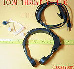 20X ICOMJYDGY Military Throat Mic for Icom Cobra (2pin) Motorola FRS 250 Radio
