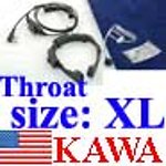 5x KWJYXLDG Military Throat Mic For Kenwood Tk3107 Size XL