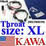 1X MILTRXLVS Military Throat Tube Mic VISAR size XL