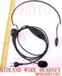 20X MIDLDHSWIRE Wire Headset Ear Mic for Midland LXT GXT GMRS FRS Radio