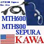 20x MTH800CTEM Ear Mic for Sepura MTH600