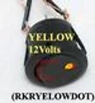 24x RKRYELOWDOT Yellow Dot 12V Rocker Switch