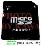 1x SDADAPMICO Micro SD to SD Memory Card Adapter Converter