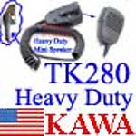 1X TK280SPK2 Heavy duty Mini TK280 speaker mic