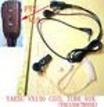 1X YSU150CTBVOX Coil Ear Mic VOX PTT for Yaesu VX150 Radio