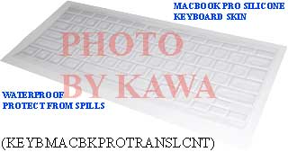 5x KEYBMACBKPROTRANSLCNT Keyboard Silicone Skin Cover 15 17 MacBook PRO Clear