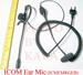 1X ICMEMRGEB Ear Headset Y Mic for ICOM radio