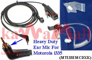 20X MTI33EMCDXK Heavy Duty Ear Mic for Nextel Motorola i335 Radio