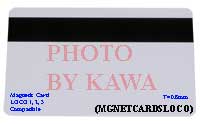 250x MGNETCARDSLOCO Glossy Blank Magnetic Stripe PVC ID Cards LoCo 1-3