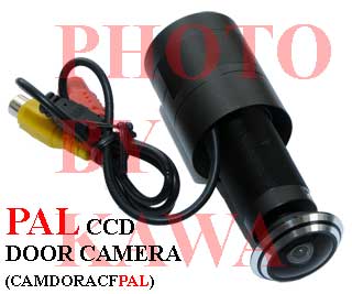 1X CAMDORACFPAL Sony 1.7 PEEP HOLE Door Color Camera EYE 136 View PAL