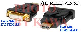 5x HDMIMDVI245F HDMI Male To DVI-I Female 24+5 DVI Adapter Converter