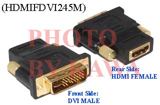 20x HDMIFDVI245M HDMI Female To DVI-I Male 24+5 DVI Adapter Converter