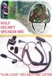 20X MEBMIHMTEL Half Helmet Headset Mic for Motorola GP300 HT1250