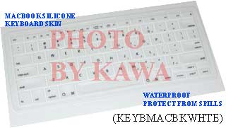 5x KEYBMACBKWHTE Keyboard Silicone Skin Cover 13 13.3 MacBook White