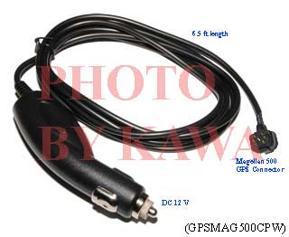 1x GPSMAG500CPW Power Cable for Magellan eXplorist 210 400 500 600 GPS