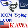 5X ICEARECON Econ Ear Mic for ICOM radio
