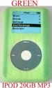 1X 20GBSGRN GREEN COLOR COVER CASE IPOD 20GB MP3