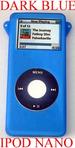 1X IPDNNDBLU Dark BLUE SILICONE CASE IPOD NANO 2GB 4GB