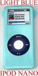 1X IPDNNDLBLU Light BLUE SILICONE CASE IPOD NANO 2GB 4GB