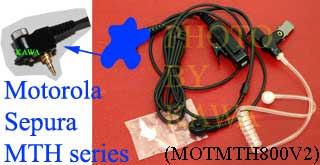 1x MOTMTH800V2 V2 Ear mic for Motorola Airwave Tetra MTH600 MTS850 NEW