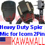 20X YSUHNSPSCRW Heavy Duty MINI Speaker Mic for VERTEX YAESU Two Screws