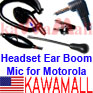 20x 6200EARLONGMC Headset Ear Mic PTT for Motorola FRS SX710 T7200