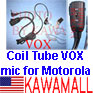 20X 6200VOXDG Surveillance Ear Mic VOX for Motorola T6200