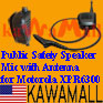 5x MOT6300KSPKWANTU Public Safety Speaker Mic for Motorola XPR 6300 6500