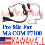 5X MACMPGAEMDG Acoustic Ear Mic for MACOM JAGUAR 700 P5100 P7100
