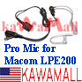 5X MACMLPEBEMDG Acoustic Ear Mic for GE Edacs MA/com MACOM LPE200