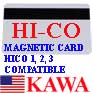 250x MGNETCARDSHICO 50X Glossy Blank Magnetic Stripe PVC ID Cards HiCo 1-3