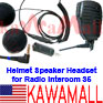 20X HELSPKRADIO Motorcycle Helmet Speaker Headset for Radio Intercom 3.5mm