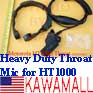 5X HTAJYDG Military Throat Tube Mic Motorola HT1000 XTS5000 GP900
