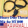 5X HTAJYDG Military Throat Tube Mic Motorola HT1000 XTS5000 GP900