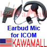 1X ICOMEJY Y-plug Earbud for MOST ALINCO + STANDARD + ICOM + ADI + PRYME + MICROTALK + MAXON SERIES RADIOS