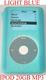 1X 20GBSLBL LIGHT BLUE COLOR COVER CASE IPOD 20GB MP3
