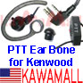 1X KEWOODEGPT Transducer Earbone Mic for Kenwood TK Handheld Radios